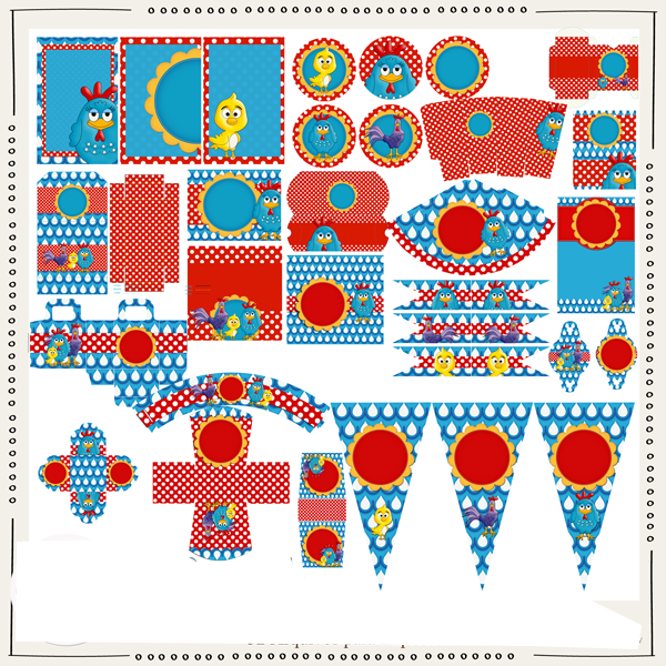Kit digital galinha pintadinha