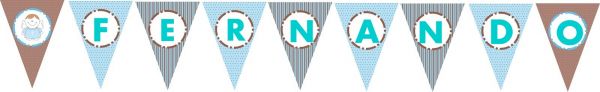 Varal personalizado com nome