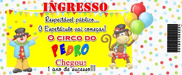arte convite ingresso